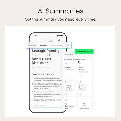 Jaylene™ AI Voice Recorder
