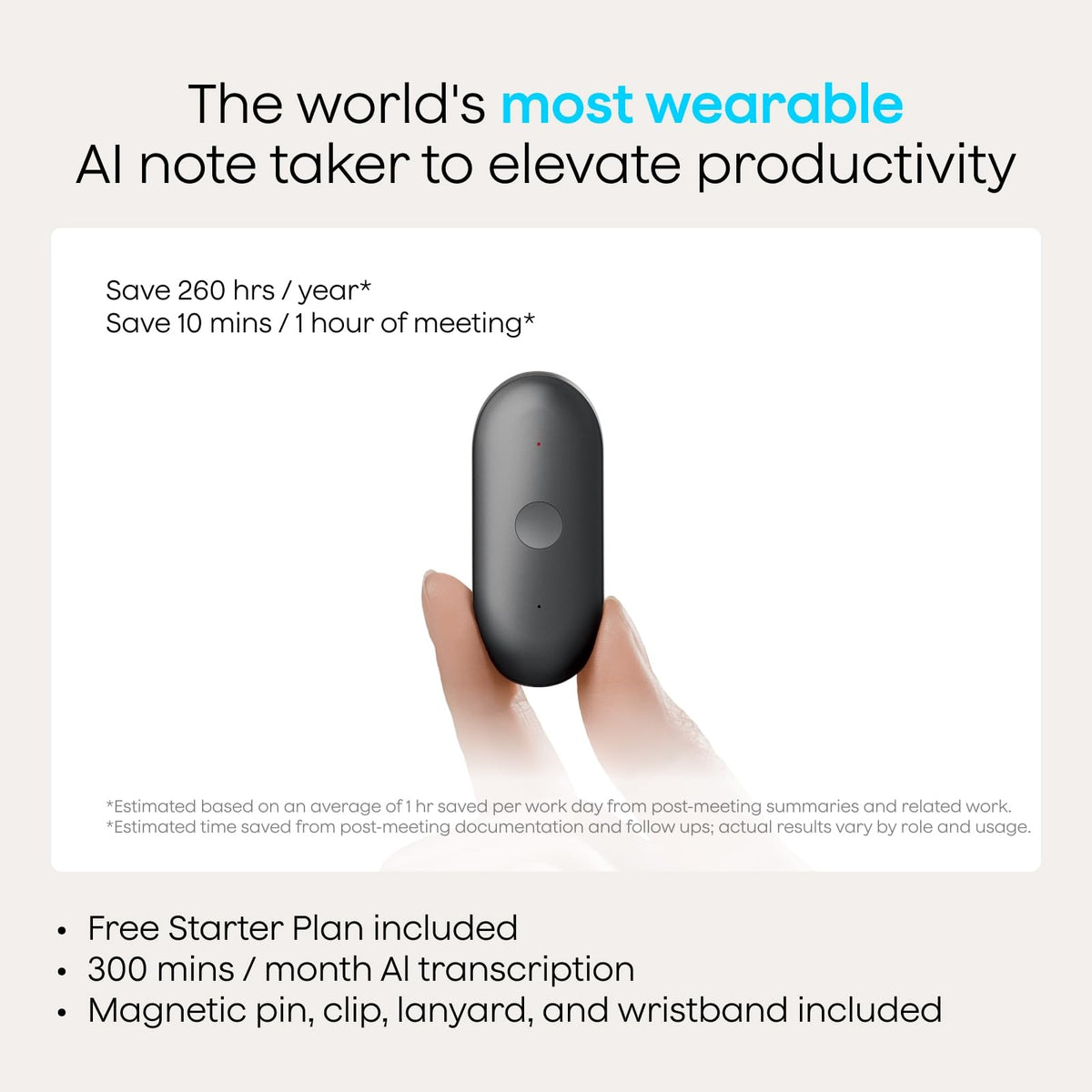 Jaylene™ AI Voice Recorder