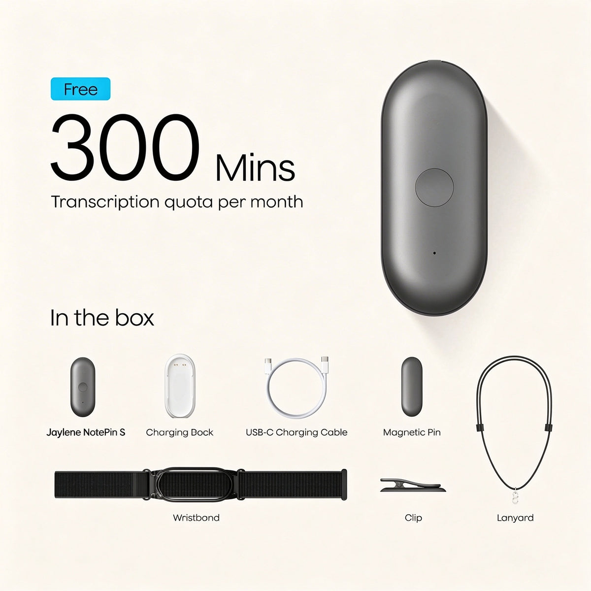 Jaylene™ AI Voice Recorder