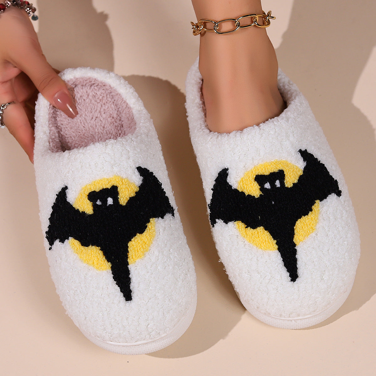 🎃 Cozy Halloween Pumpkin Slippers