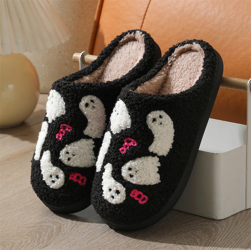 🎃 Cozy Halloween Pumpkin Slippers