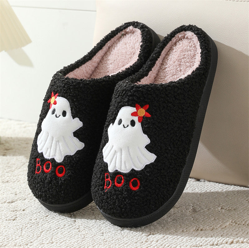 🎃 Cozy Halloween Pumpkin Slippers